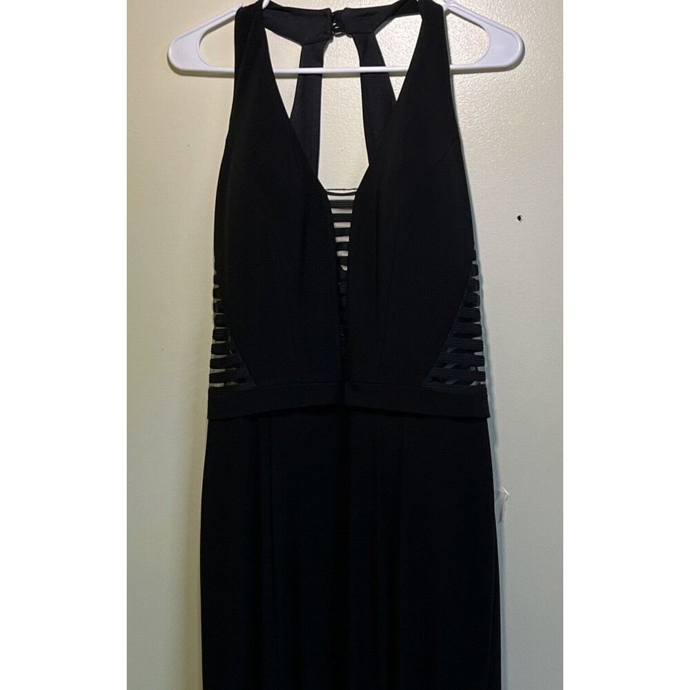UltraModa NWT Evening Gown Dress A-Line Sleeveless Mesh Cutouts Tag 42/ Size 10